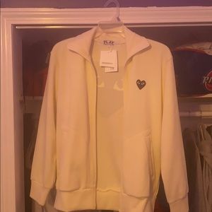 Cdg jacket tag still on it